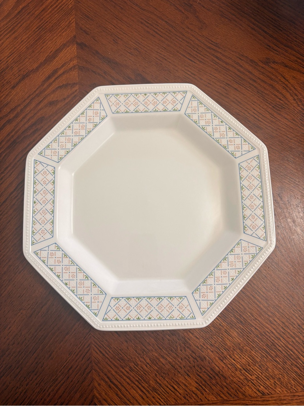 Johnson Brothers White Octagonal Dinner Plate set